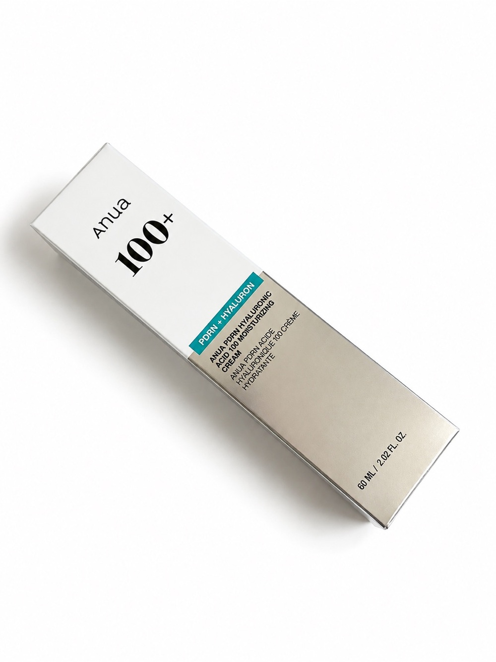 Anua 100+ PDRN + Hyaluron Moisturizing Cream — White & Silver